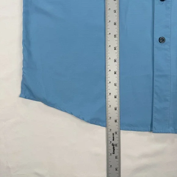 Pelagic Eclipse Guide Shirt Mens Large Vented Fishing High Performance Blue - Picture 8 of 13